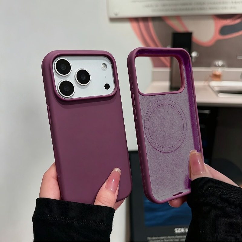 Liquid Silicone Magnetic Phone Case - Мягкий чехол из жидкого силикона с