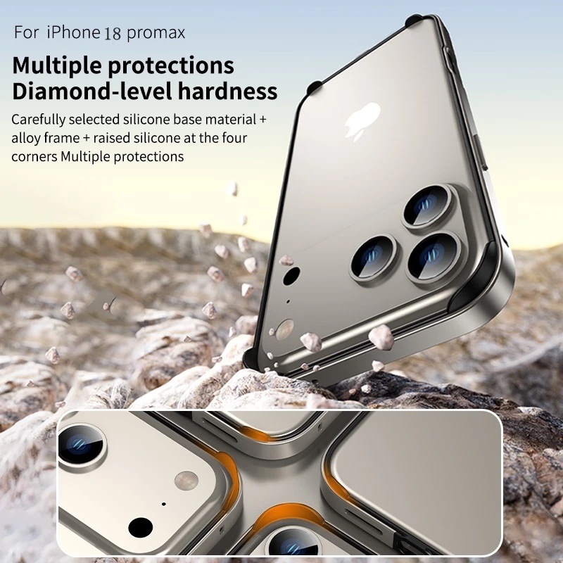 Гибридный силиконовый бампер с – обзор и цена Metal Bumper Aluminum Frame Case