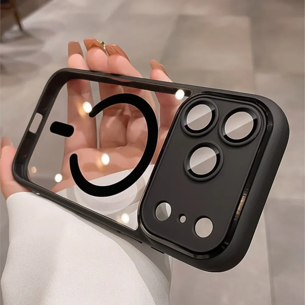 Роскошный прозрачный магнитный – обзор и цена Clear Shockproof Bumper Case