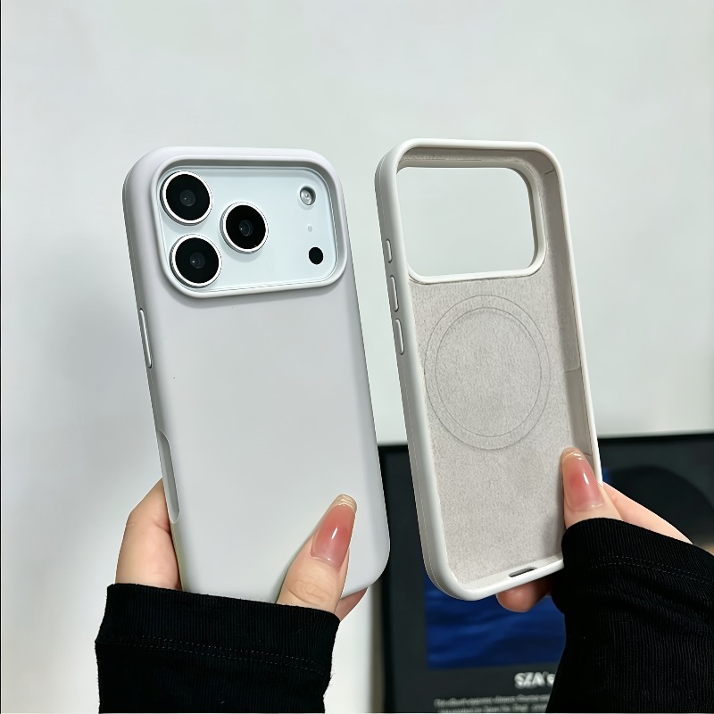 Мягкий чехол из жидкого силико – обзор и цена Liquid Silicone Magnetic Phone Case