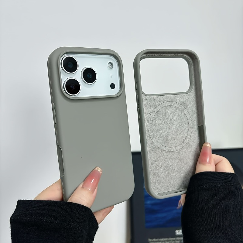 Мягкий чехол из жидкого силико – обзор и цена Liquid Silicone Magnetic Phone Case
