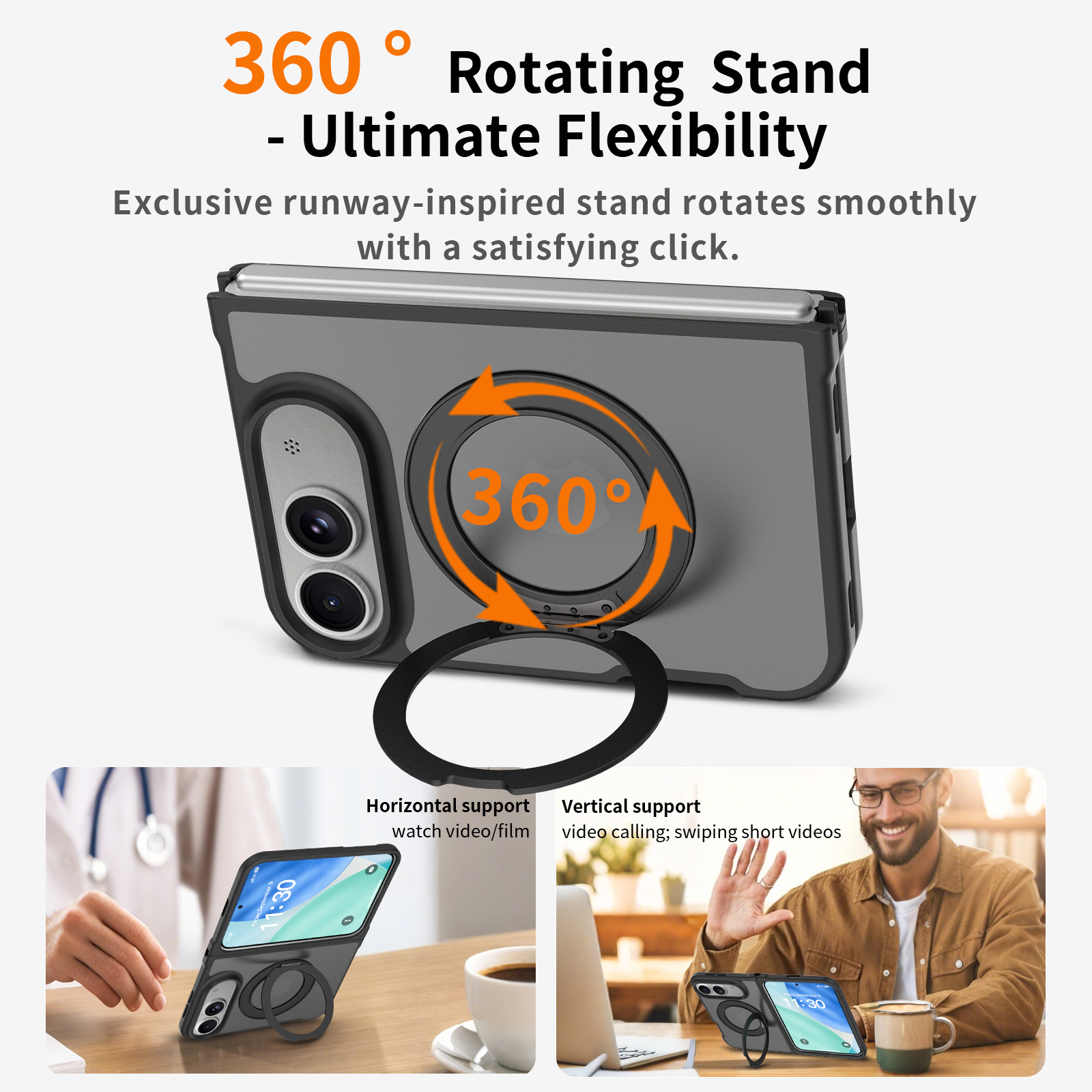 360 °   Матовый чехол с магнит – обзор и цена Matte Hard Pc Back Case